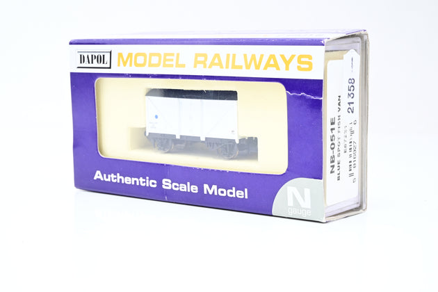 Dapol N Gauge NB-051E BR White Blue Spot Insulfish Fish Van No.E87221 - Boxed
