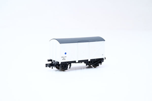 Dapol N Gauge NB-051F BR White Blue Spot Insulfish Fish Van No.E87009 - Boxed