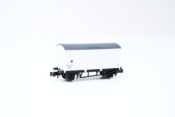 Dapol N Gauge NB-051G BR White Blue Spot Insulfish Fish Van No.E87242 - Boxed
