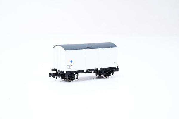 Dapol N Gauge NB-051G BR White Blue Spot Insulfish Fish Van No.E87242 - Boxed