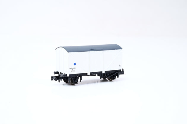 Dapol N Gauge NB-051G BR White Blue Spot Insulfish Fish Van No.E87242 - Boxed