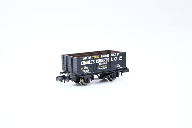 Graham Farish N Gauge 373-175 'Charles Roberts & Co.' 7-Plank Open Wagon - Limited Edition, Boxed