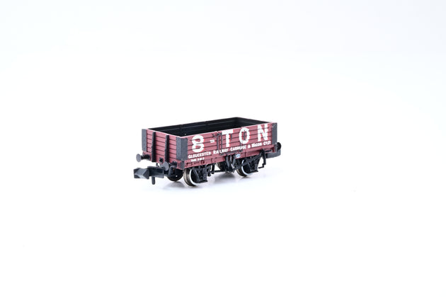 Graham Farish N Gauge 377-2019K '8 Ton Gloucester Railway Carriage & Wagon Works Co. Ltd.' 5-Plank Open Wagon - Limited Edition, Boxed
