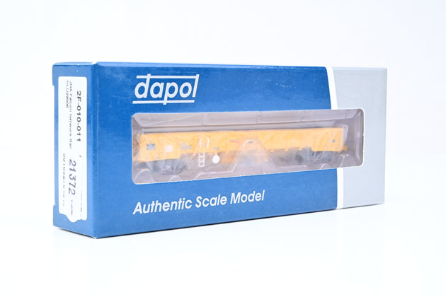 Dapol N Gauge 2F-010-011 Network Rail Yellow JNA Falcon Bogie Ballast Wagon No.NLU29006 - Boxed