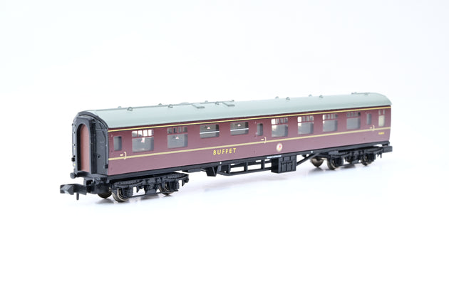 Graham Farish N Gauge 374-102B BR Maroon Mk1 RMB Miniature Buffet Coach No.M1864 - Boxed