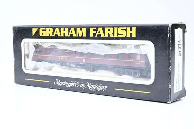 Graham Farish N Gauge 374-102B BR Maroon Mk1 RMB Miniature Buffet Coach No.M1864 - Boxed