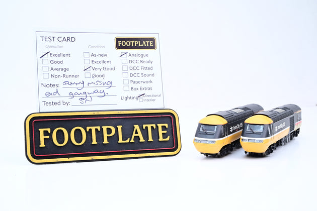 Dapol N Gauge 2D-019-201 BR Intercity Executive Class 43 HST Pair of Power Cars No.43128 & 43131 'Sir Felix Pole' - Unboxed
