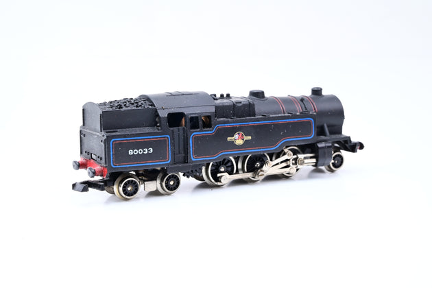 Lima N Gauge L320252 BR Black Late Crest 2-6-4T Class 4MT No.80033 - Unboxed