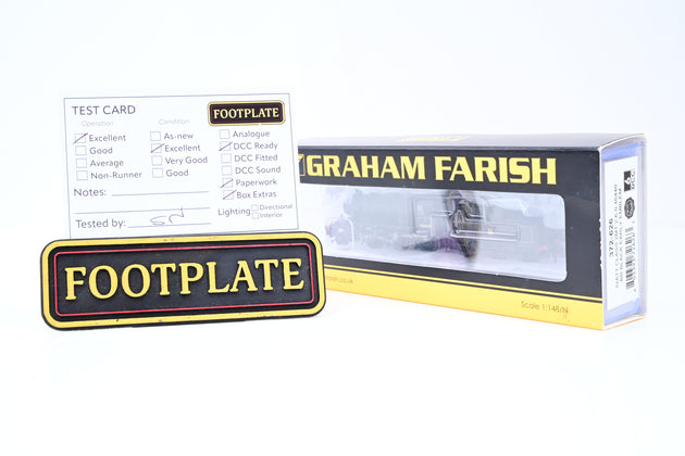 Graham Farish N Gauge 372-626 BR Black Early Emblem Ivatt Class 2MT No.46440 - Boxed