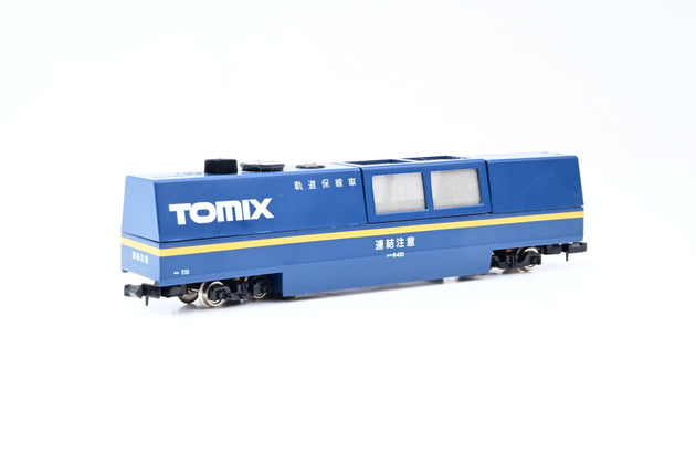 Tomix N Gauge 6421 Blue Track Cleaning Car - Boxed