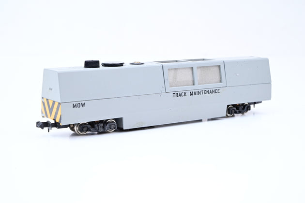 Atlas N Gauge 32551 Grey 'Maintenance of Way' Track Cleaning Car - Boxed