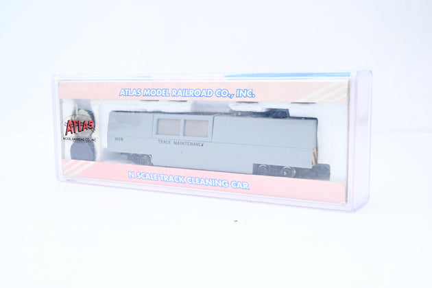 Atlas N Gauge 32551 Grey 'Maintenance of Way' Track Cleaning Car - Boxed
