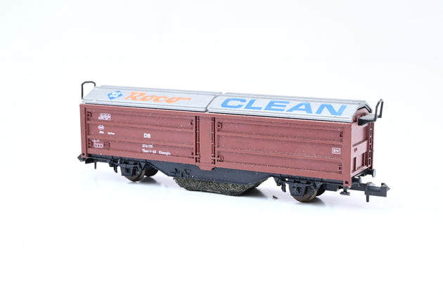 Roco N Gauge 25093 DB Brown Track Cleaning Wagon No.374190 - Unboxed
