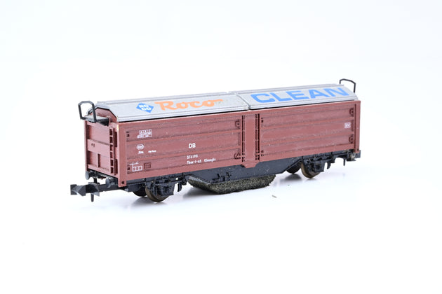 Roco N Gauge 25093 DB Brown Track Cleaning Wagon No.374190 - Unboxed