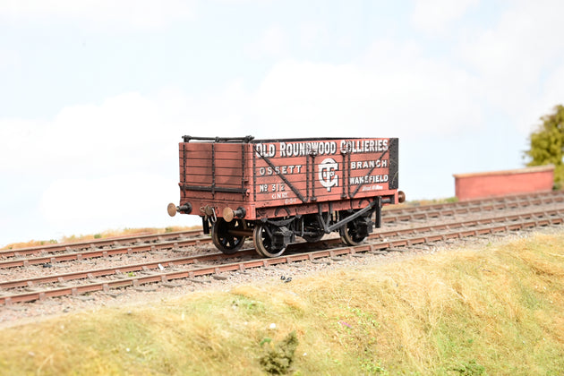 Slaters O Gauge Kit 7041R 7 Plank Wagon Old Roundwood Collieries No.312 - Boxed