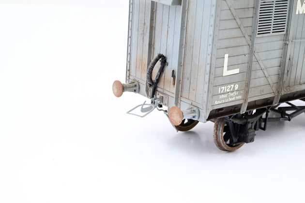 Parkside Dundas O Gauge Kit PS18 LMS Meat Van Diag D1670 No.171279 - Boxed