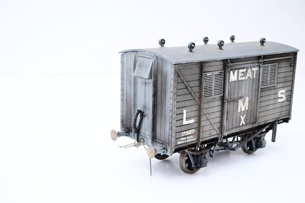 Parkside Dundas O Gauge Kit PS18 LMS Meat Van Diag D1670 No.171271 - Boxed