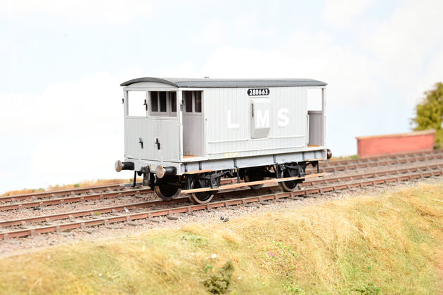 Parkside Models O Gauge Kit PS111 LMS 20T Goods Brake Van Diag 1659 No.280663 - Boxed