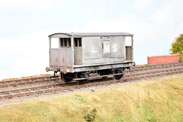 Parkside Dundas O Gauge Kit PS40 LMS 20T Goods Brake Van No.280663 - Boxed