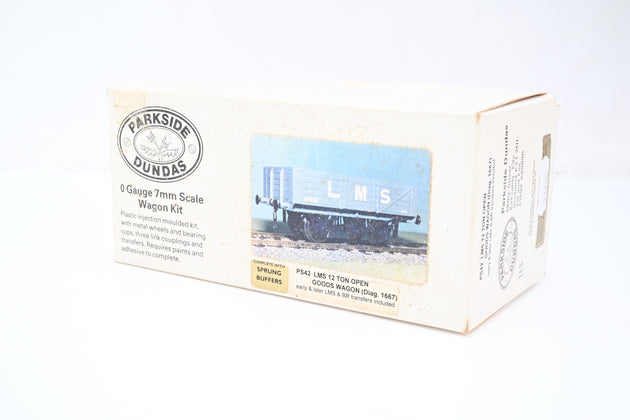 Parkside Dundas O Gauge Kit PS42 LMS 12T Open Goods Wagon Diag 1667 No.141354 - Boxed