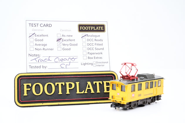 Fleischmann N Gauge 8482 DB Yellow Class BR 740 Track Cleaning Railcar No.740 001-3 - Unboxed
