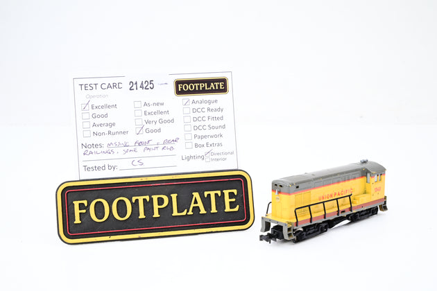 Minitrix N Gauge 2005 Union Pacific Grey & Yellow Diesel Switcher No.1340 - Unboxed