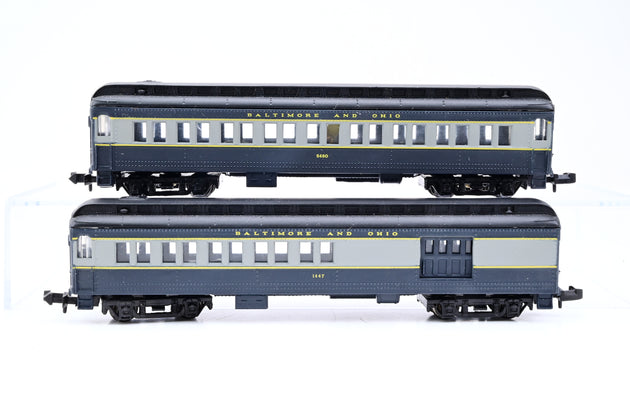 Bachmann Plus N Gauge Rake of 6 Baltimore And Ohio Railroad Passenger Cars No.5480, 1447, 900, 2x 5482 & Molly Pitcher - Boxed
