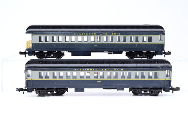 Bachmann Plus N Gauge Rake of 6 Baltimore And Ohio Railroad Passenger Cars No.5480, 1447, 900, 2x 5482 & Molly Pitcher - Boxed