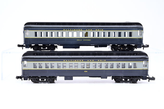 Bachmann Plus N Gauge Rake of 6 Baltimore And Ohio Railroad Passenger Cars No.5480, 1447, 900, 2x 5482 & Molly Pitcher - Boxed