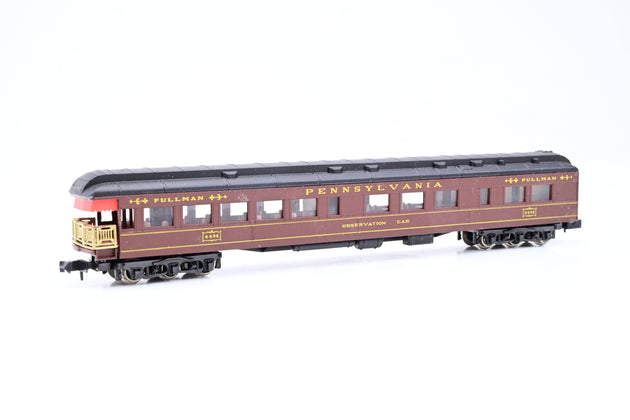 Atlas N Gauge 2624 Pennsylvania Observation/Tail Car No.4496 - Boxed