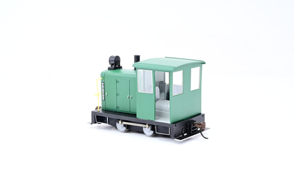 Spectrum On30 Gauge 28198 0-4-0 Side Rod Gas Mechanical Loco Green Unlettered - DCC Fitted, Boxed