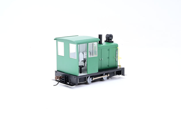 Spectrum On30 Gauge 28198 0-4-0 Side Rod Gas Mechanical Loco Green Unlettered - DCC Fitted, Boxed