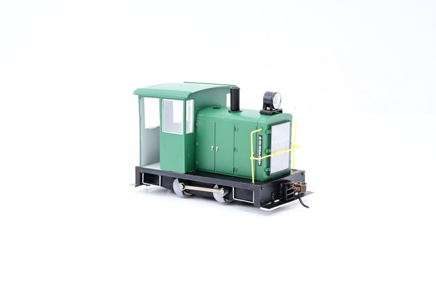Spectrum On30 Gauge 28198 0-4-0 Side Rod Gas Mechanical Loco Green Unlettered - DCC Fitted, Boxed