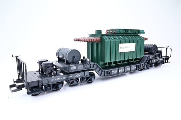 LGB G Gauge 4058 Heavy Duty 8-Axle Transformer Car No.4058 - Boxed