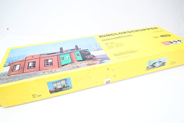 HMB G Gauge 920 'Ringlokschuppen' Engine Shed Round House Wooden Kit - Boxed