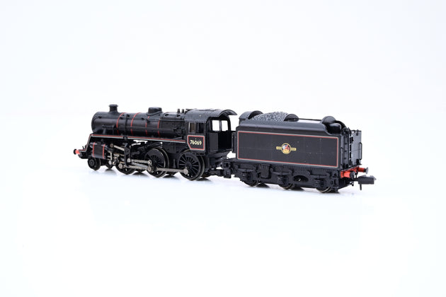 Graham Farish N Gauge 372-651 Standard Class 4MT 2-6-0 BR Lined Late Crest No.76069 - Boxed