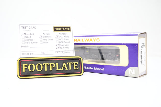 Dapol N Gauge ND-92D SR Q1 0-6-0 Locomotive SR Black No.C28 - Boxed
