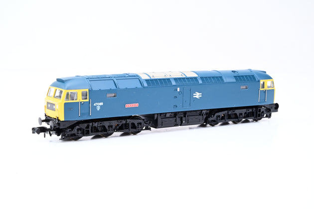 Graham Farish N Gauge 371-829 Class 47/4 BR Blue Yellow Ends No.47435 - DCC Sound, Boxed