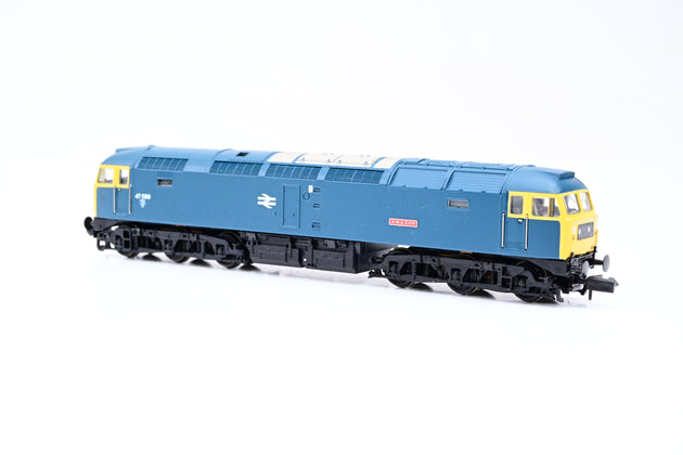 Graham Farish N Gauge 371-829 Class 47/4 BR Blue Yellow Ends No.47435 - DCC Sound, Boxed