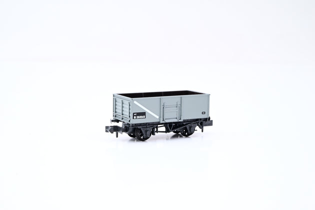 Graham Farish N Gauge 377-027C 16T Steel Mineral Wagon BR Light Grey No.B268543 - Boxed