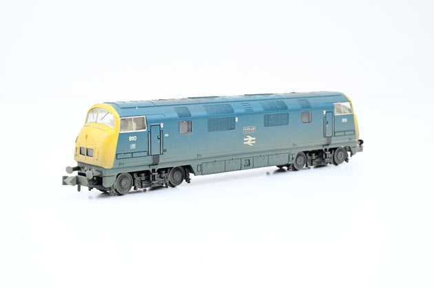Graham Farish N Gauge 371-605 Class 42 Cockade BR Blue Weathered No.810 - Boxed
