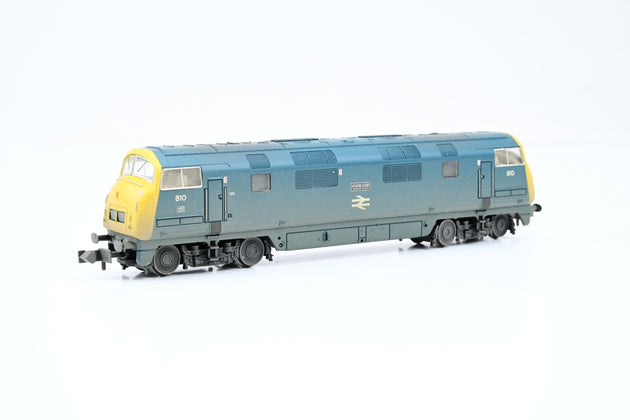 Graham Farish N Gauge 371-605 Class 42 Cockade BR Blue Weathered No.810 - Boxed