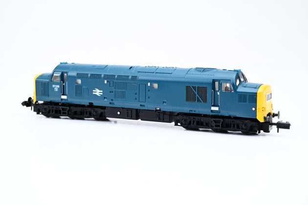Graham Farish N Gauge 371-452 BR Blue W/Yellow Ends Class 37/2 No.37238 - DCC Fitted, Boxed