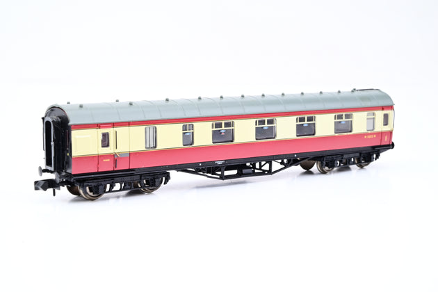 Graham Farish N Gauge 374-831A Stanier Brake First Coach BR Crimson & Cream No.M5055M