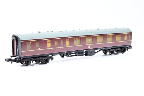 Graham Farish N Gauge 374-078C MK1 Brake Composite BCK Maroon No.E21259