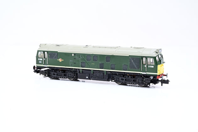 Graham Farish N Gauge 371-085 Class 25/1 BR Green Late Crest No.D5188 - Boxed