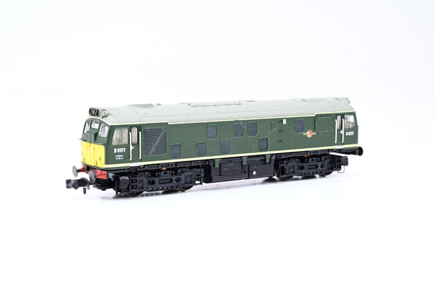 Graham Farish N Gauge 371-085A Class 25/1 BR Green Late Crest No.D5177 - Boxed