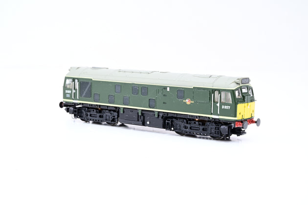 Graham Farish N Gauge 371-085A Class 25/1 BR Green Late Crest No.D5177 - Boxed