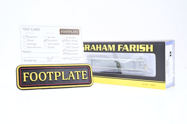 Graham Farish N Gauge 371-085A Class 25/1 BR Green Late Crest No.D5177 - Boxed