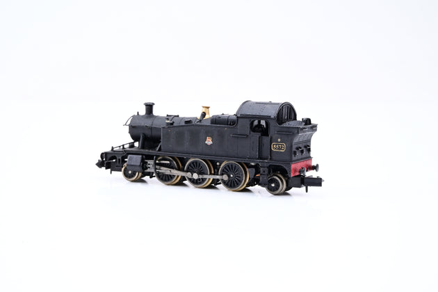 Dapol N Gauge ND048F 45XX Slope Tank BR Black Early Crest No.5572 - Boxed